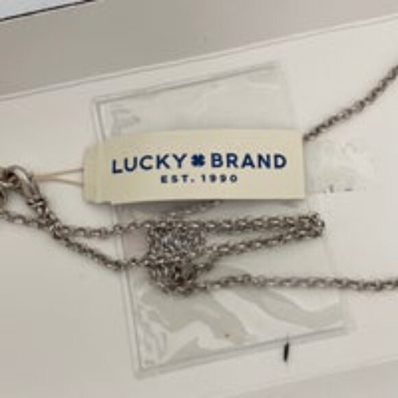 Lucky Brand Silver Boho Pearl Necklace - Picture 5 of 9